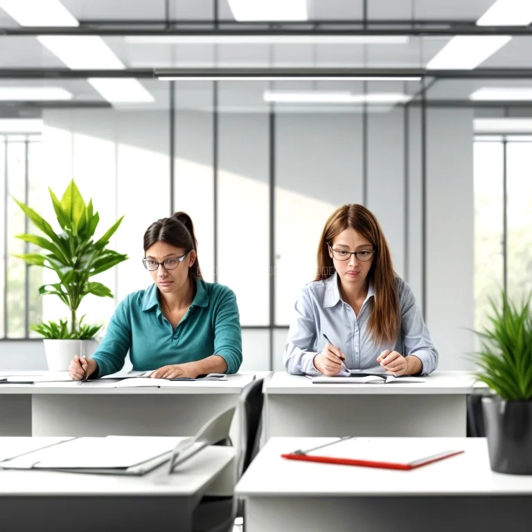 Group of professionals networking at an event